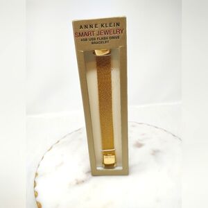 Anne Klein Gold Smart Jewelry Bracelet With 4GB Hidden USB Drive